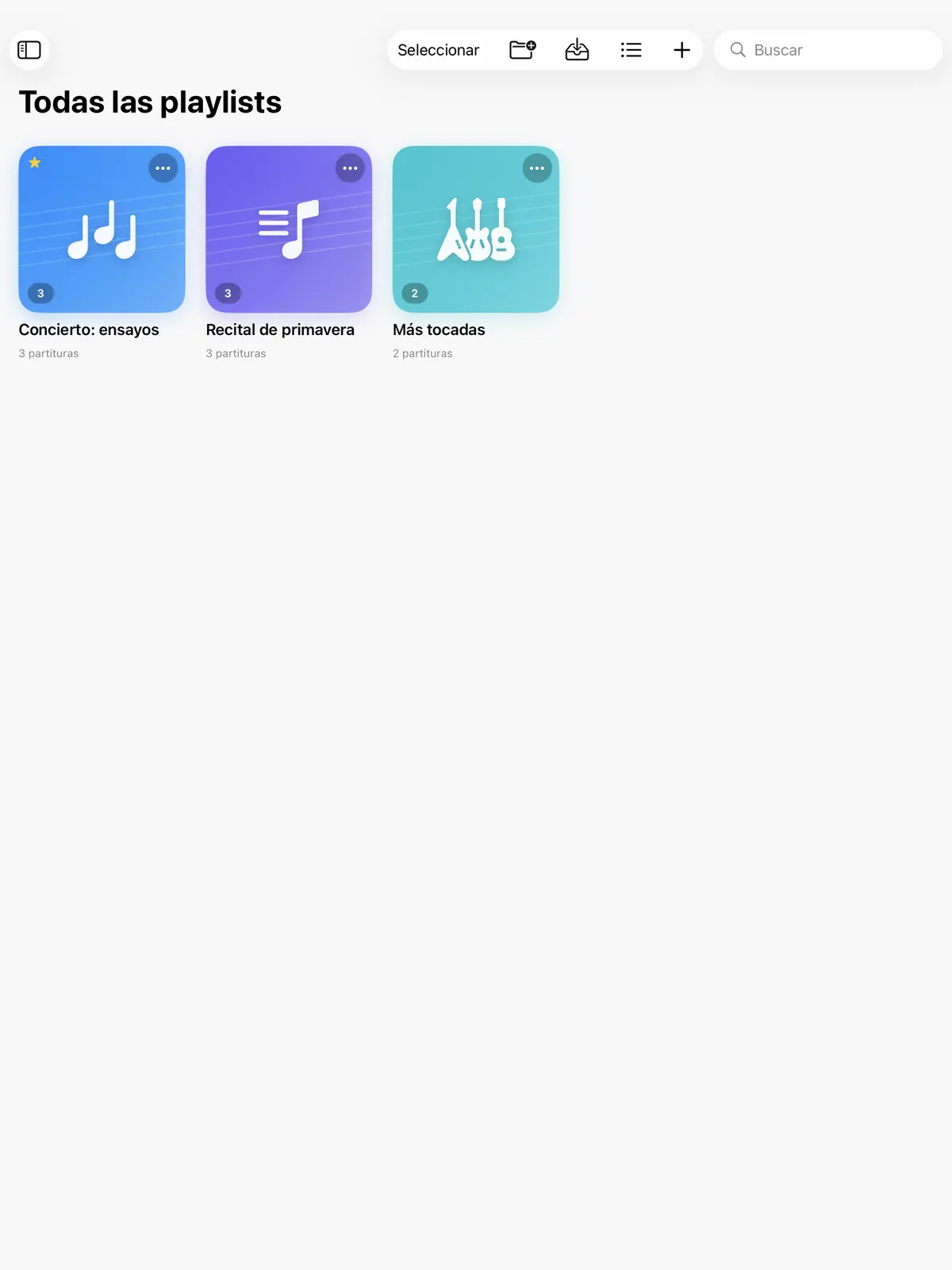 Las playlists de StaffScore